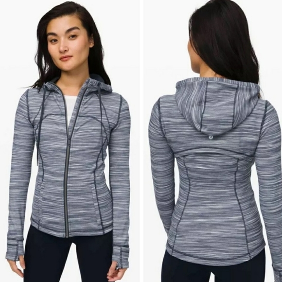 lululemon athletica Jackets & Blazers - Lululemon Define Hooded Nulu Jacket HBLK/WHT/BLK 4